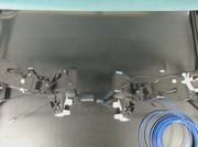 AIST dual-arm robot inserting a LAN cable into a hub, task 44.